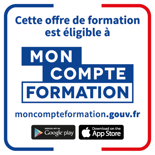 Logo Mon Compte Formation permet de valider un bilan de compétence éligible CPF