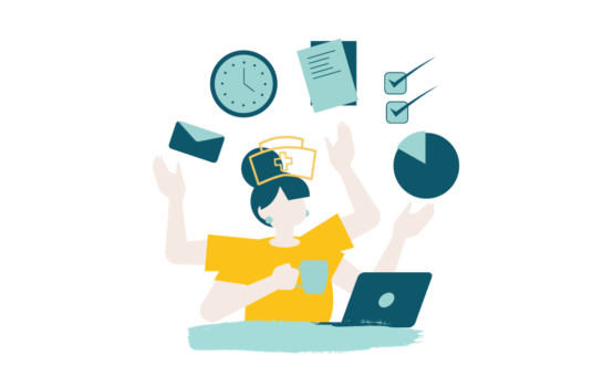 femme au travail